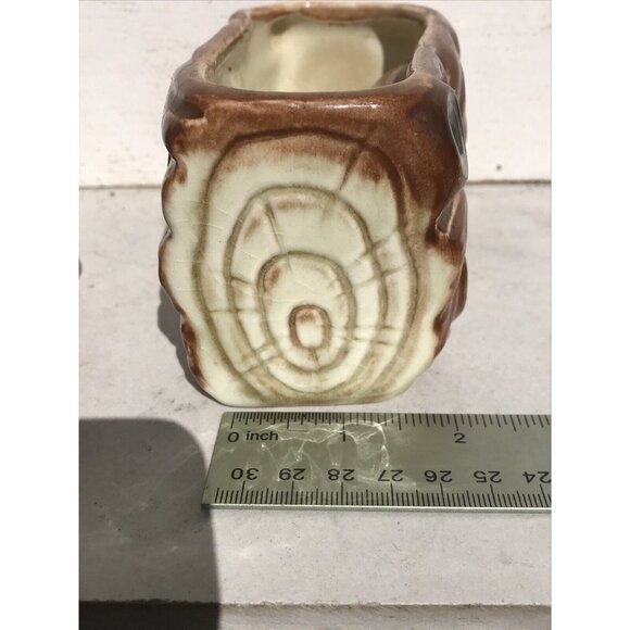 Antq Thames Ceramic Red Pixie Elf MCM 50s Christmas Woodland Planter MCM Lot HTF - Picture 16 of 16